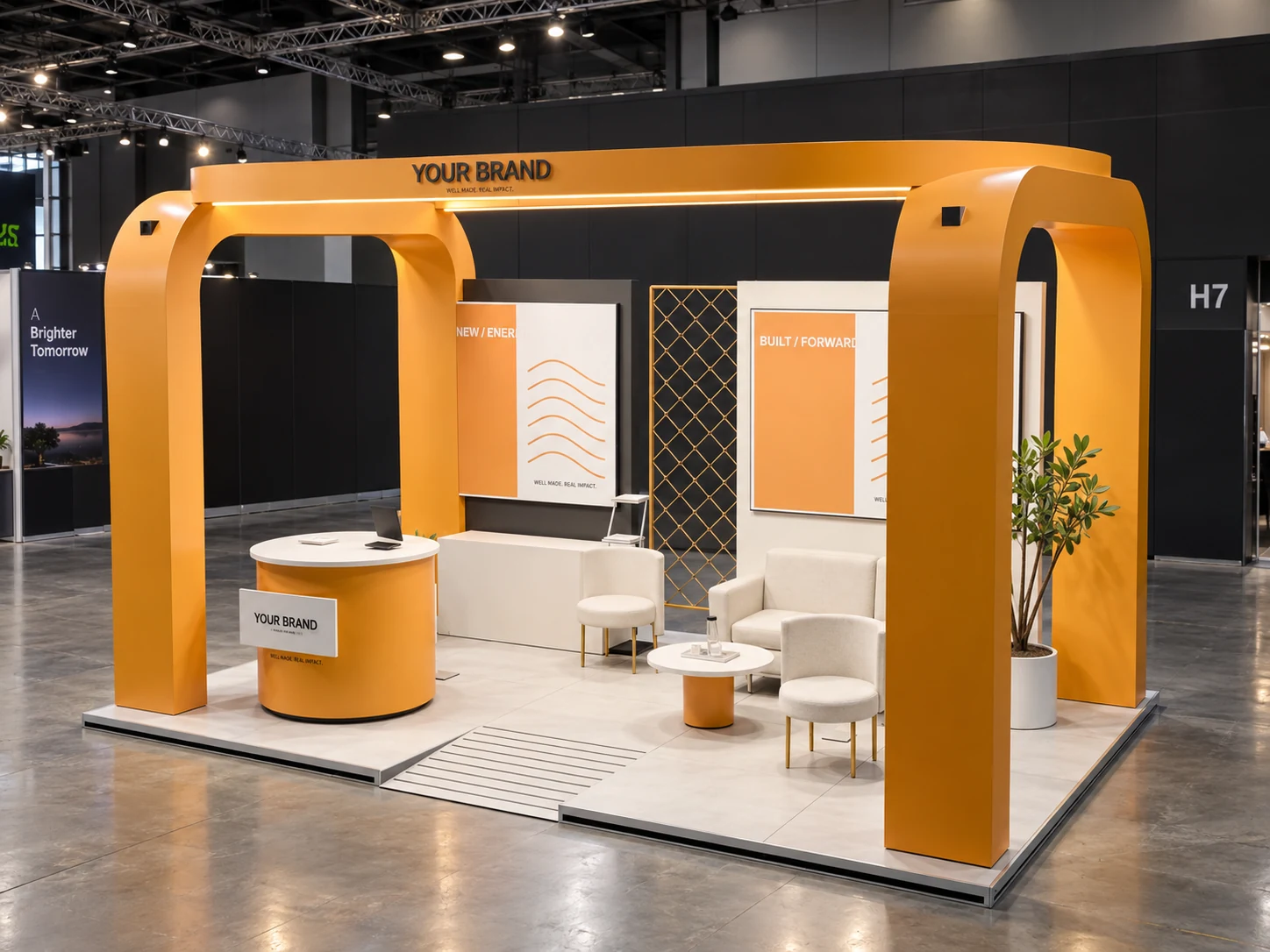 Exhibition stall design concept