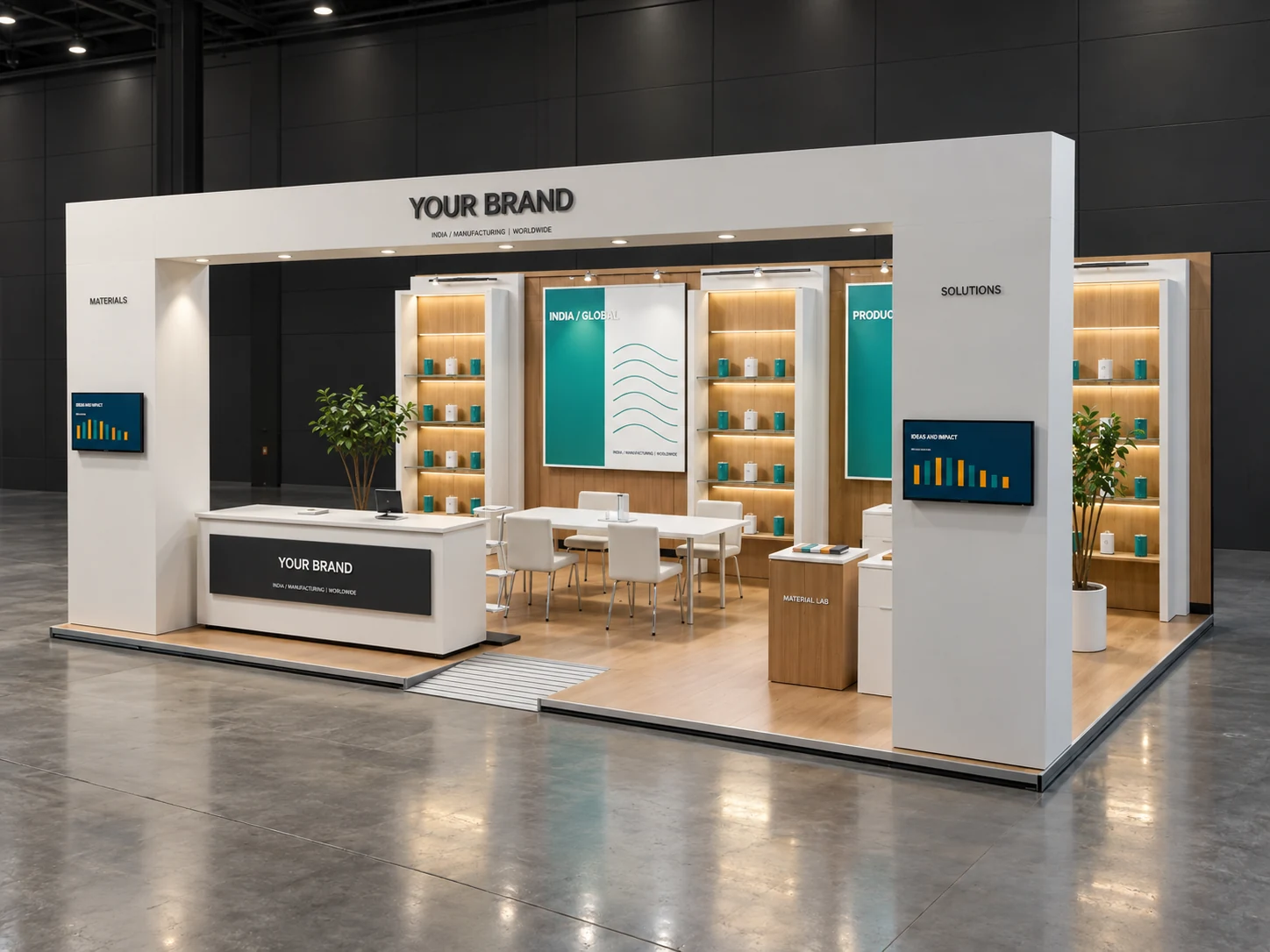 Exhibition stall design concept
